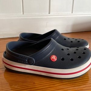Brand new without tags navy blue crocs size 7